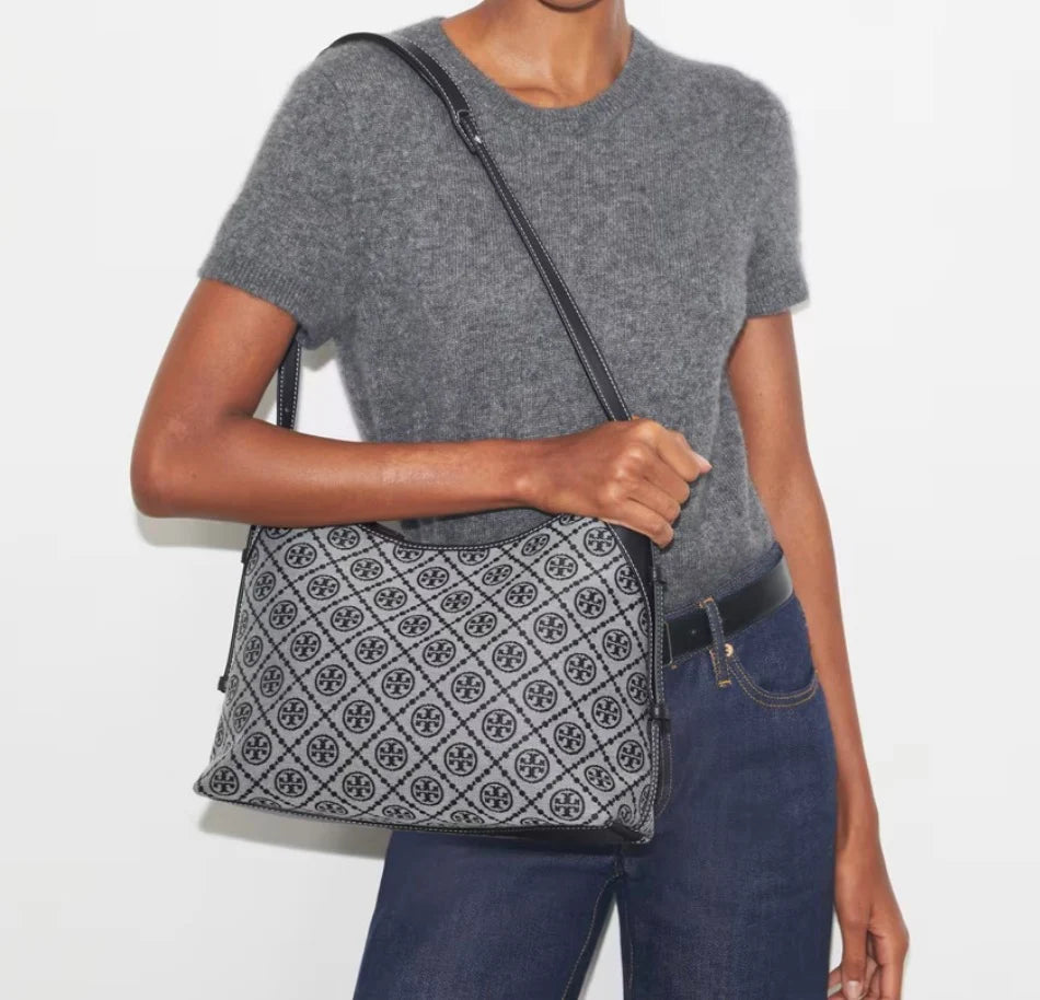 T Monogram medium shoulder bag