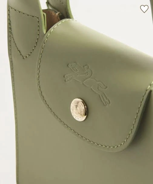 Longchamp Green Extra Small Leather Le Pliage Du Jardinier Bag