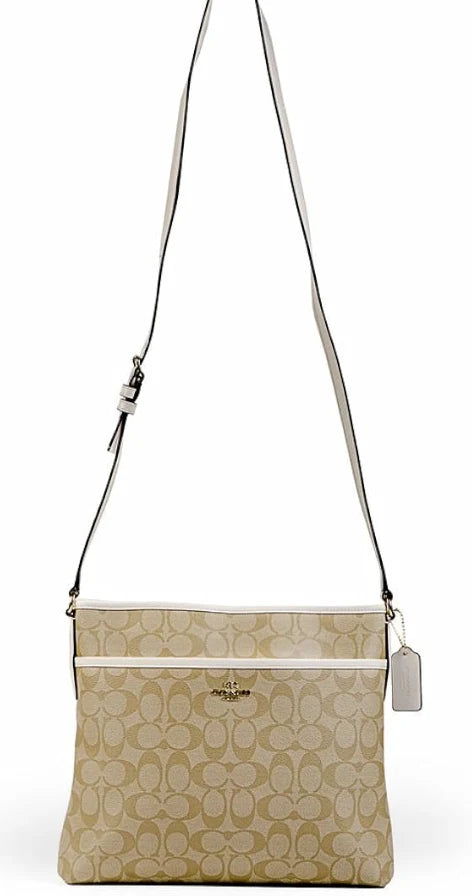 Coach File Crossbody in white