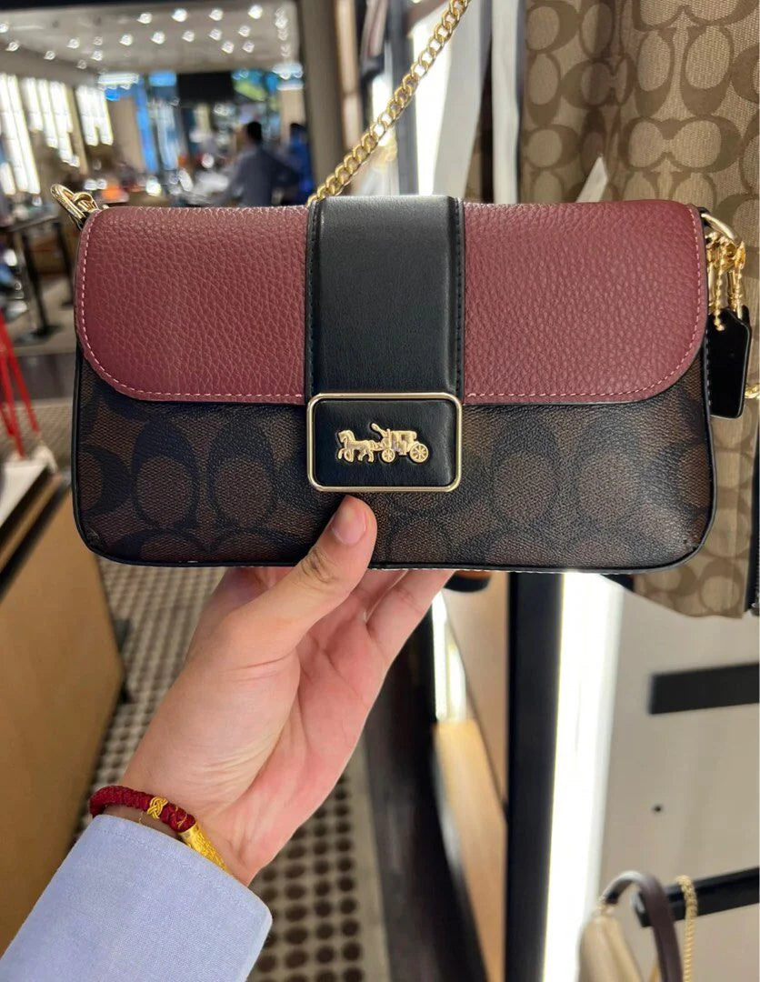 COACH in dark brown