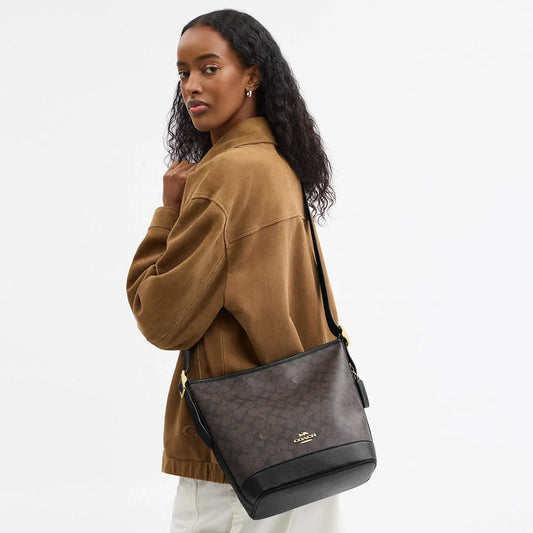 COACH in dark brown