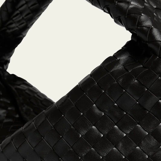 Bottega Large Hop Bag With Intrecciato Leather
