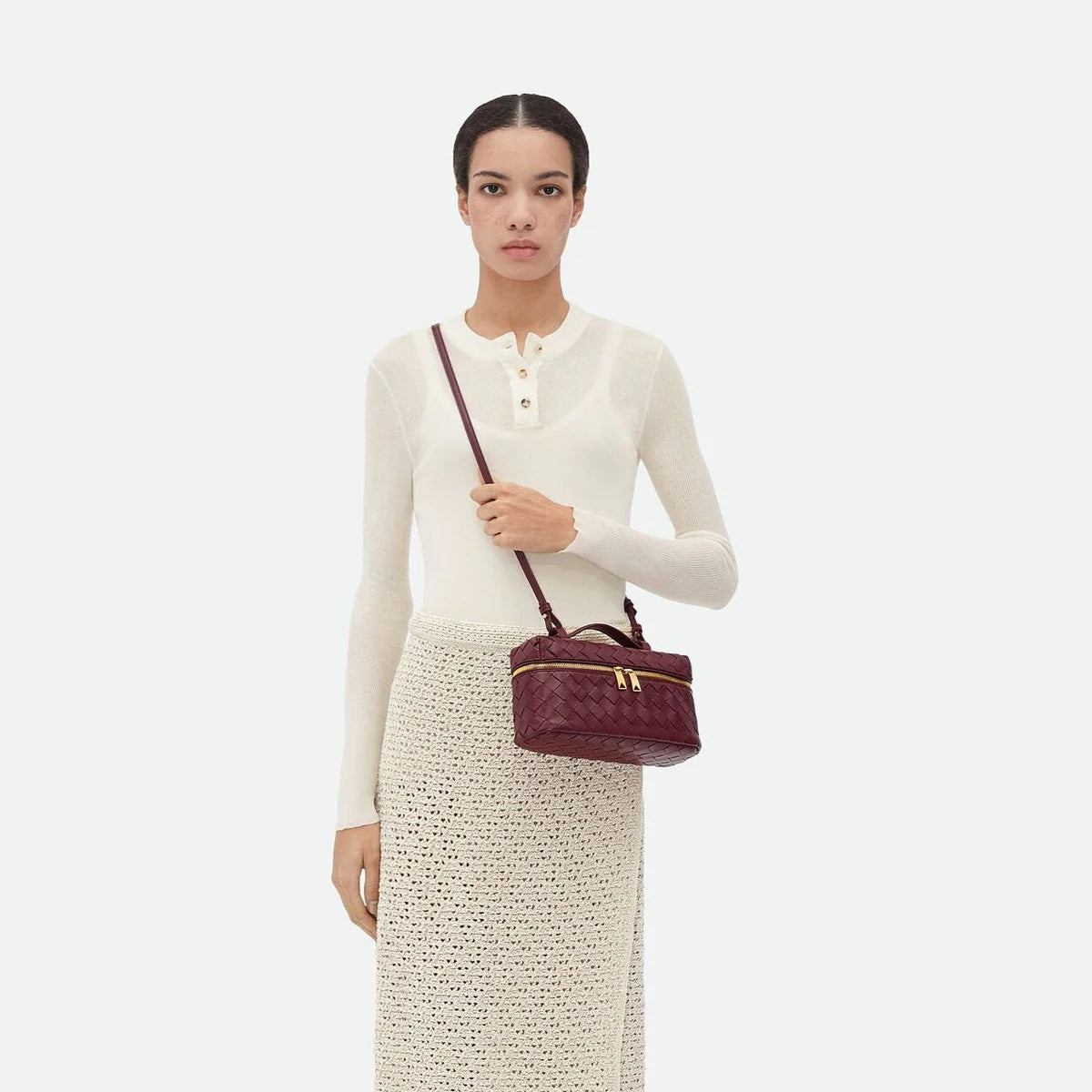 Bottega Veneta Intrecciato Leather Vanity Case