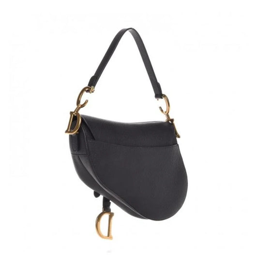 Dior Black Saddle Bag