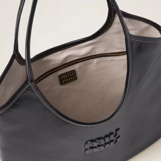 Miu Miu IVY Leather Bag Black