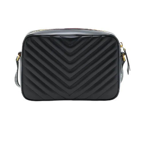 Saint Laurent Lou Camera Bag Black Leather