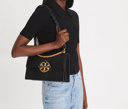 Tory Miller shoulder bag pebbled leather