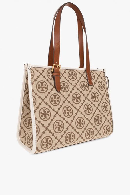 T Monogram jacquard tote bag