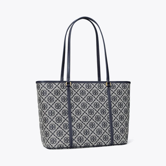 Tory T Monogram Small Zip Tote bag