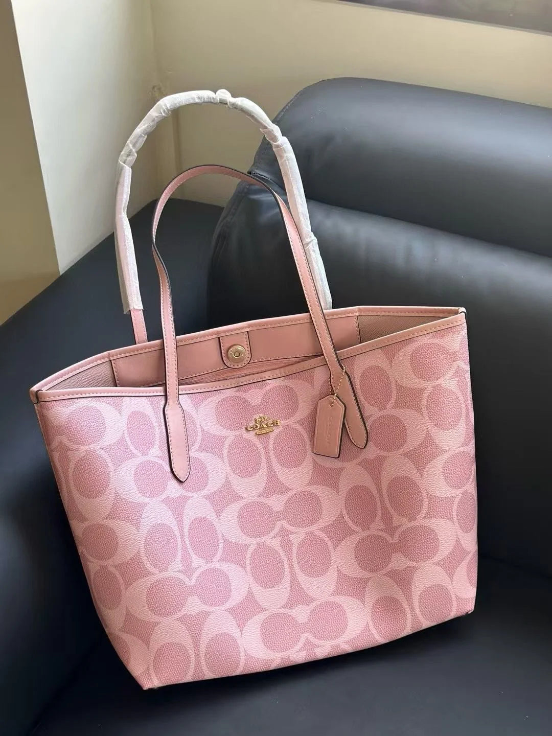 Coach City Tote Bag pink