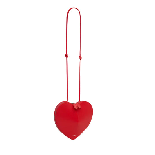 Alaïa Laque Le Coeur Heart-Shaped Bag – Red Patent Leather Mini Crossbody