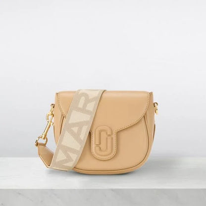 Leather shoulder bag THE SMALL SADDLE BAG
