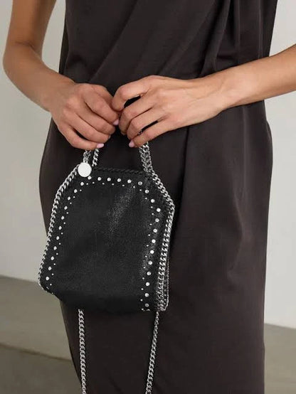 Falabella Studded Tiny Tote Bag