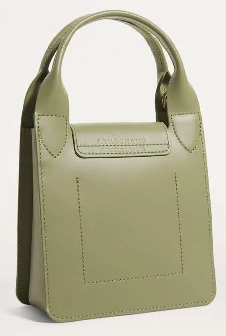 Longchamp Green Extra Small Leather Le Pliage Du Jardinier Bag