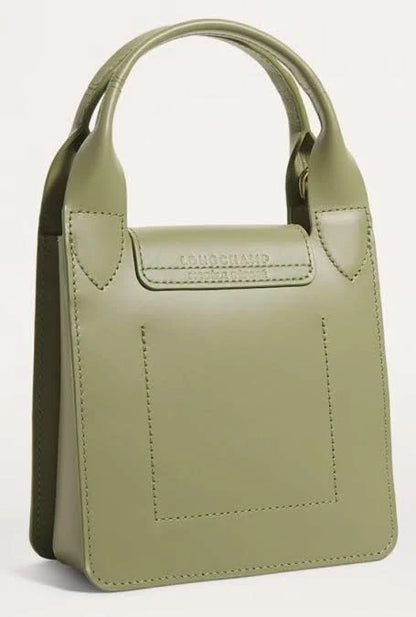 Longchamp Green Extra Small Leather Le Pliage Du Jardinier Bag