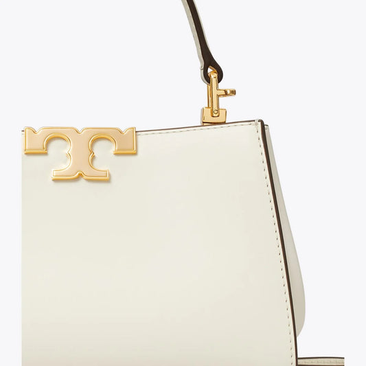 MINI ELEANOR PAVÉ SATCHEL in white
