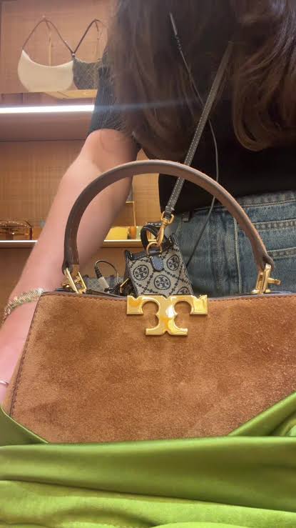 MINI ELEANOR SUEDE SATCHEL