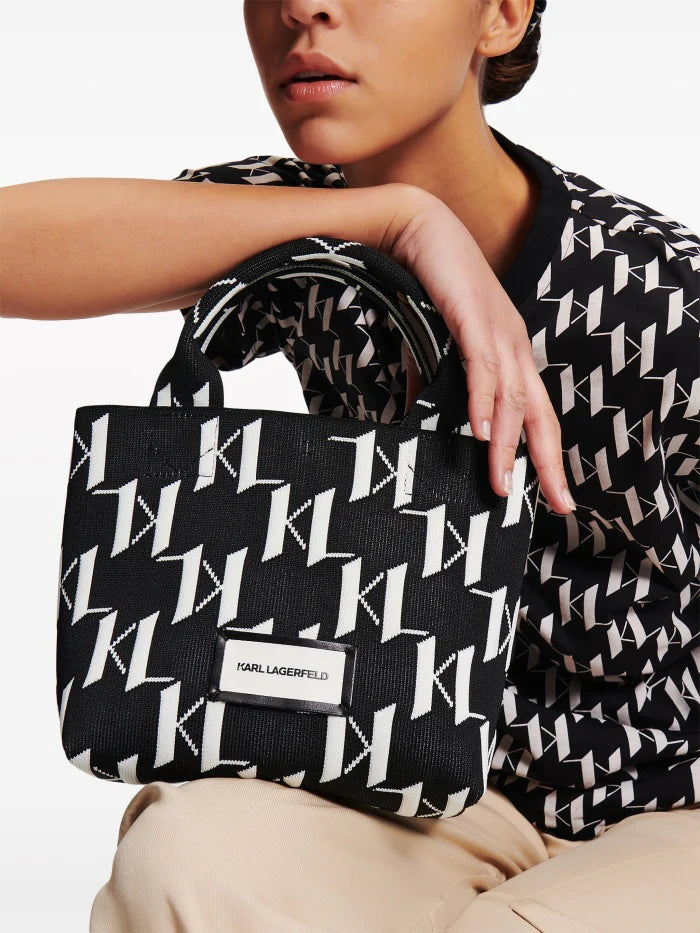 Petit Sac Cabas KARL LAGERFELD K/MONOGRAM Knit En TRICOT