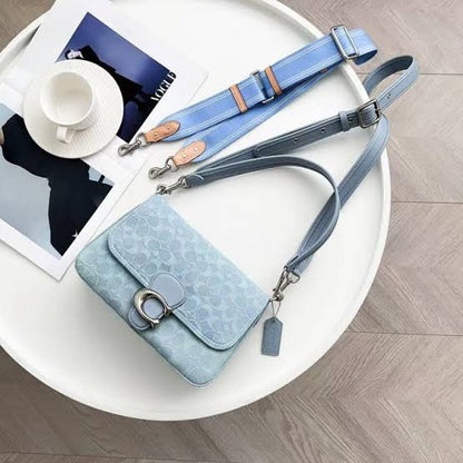 COACH SHOULDER BAG in Blue