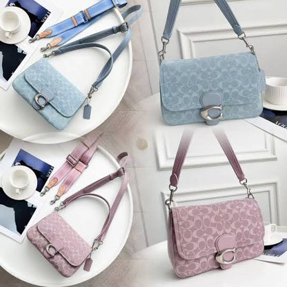 COACH SHOULDER BAG in Blue