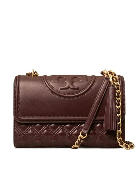 Tory Burch in burgundy