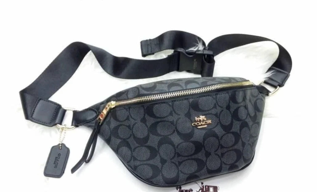 Coach belt bag black