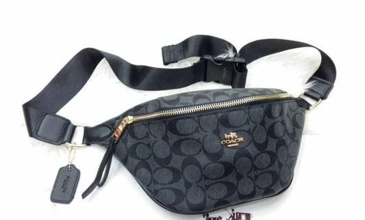 Coach belt bag black
