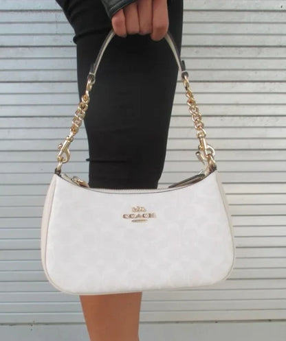 Coach Teri Shoulder Bag white