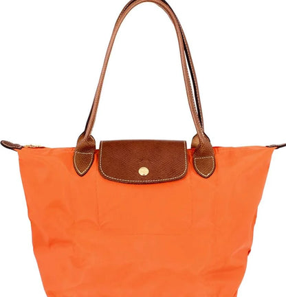 Longchamp Le Pliage large tote bag orange