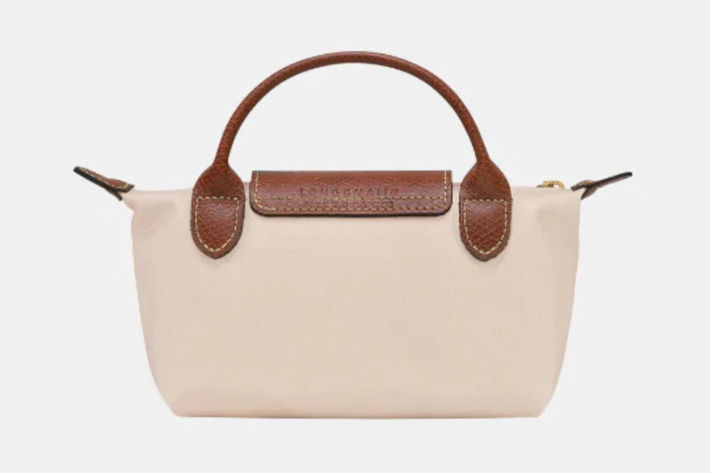Longchamp Le Pliage mini in beige