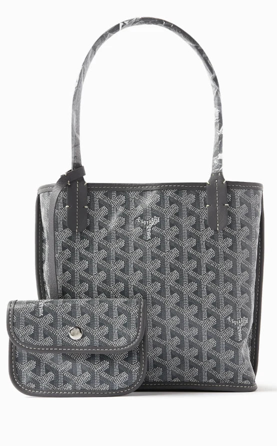 Goyard Anjou Mini reversible tote bag in grey