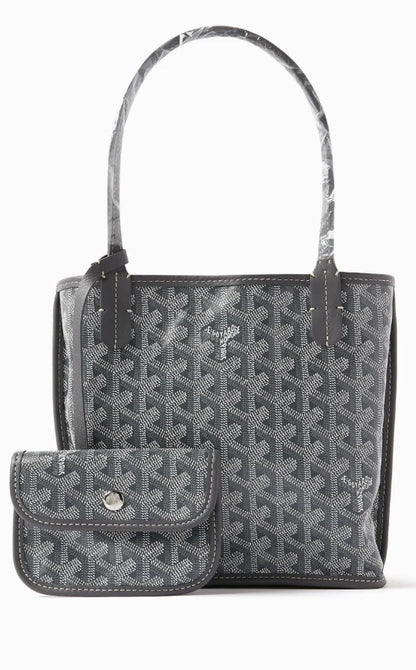 Goyard Anjou Mini reversible tote bag in grey