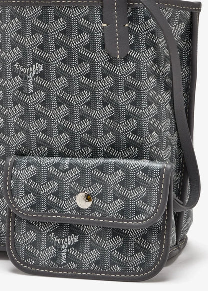 Goyard Anjou Mini reversible tote bag in grey