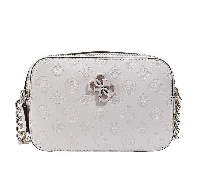 white Guess Noelle Crossbody Camera bag