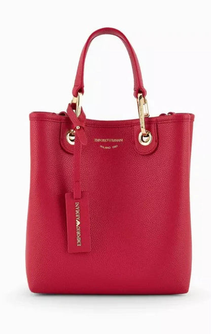 Emporio Armani MyEA small shopper bag red