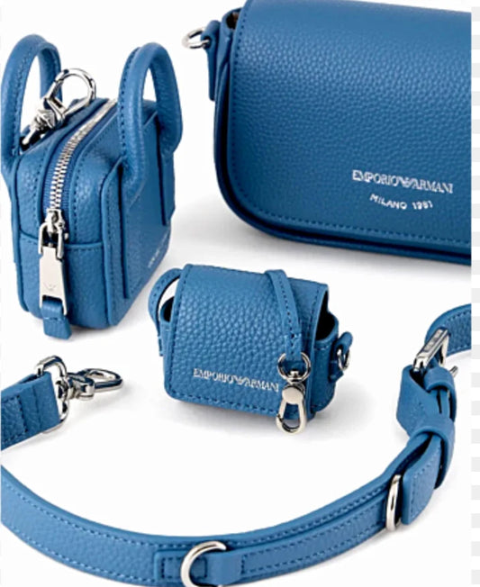 Emporio Armani Cross Body bag set blue