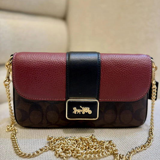COACH in dark brown