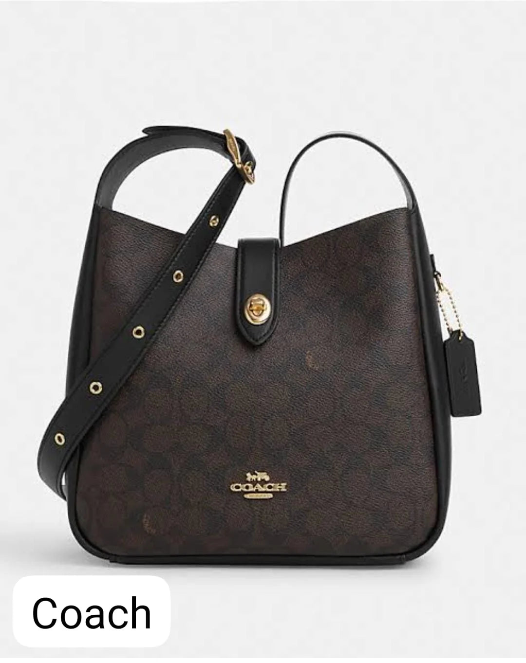 COACH in dark brown