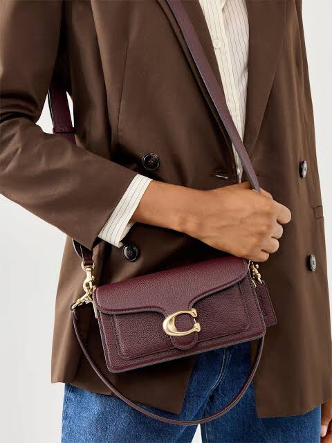 COACH in burgundy
