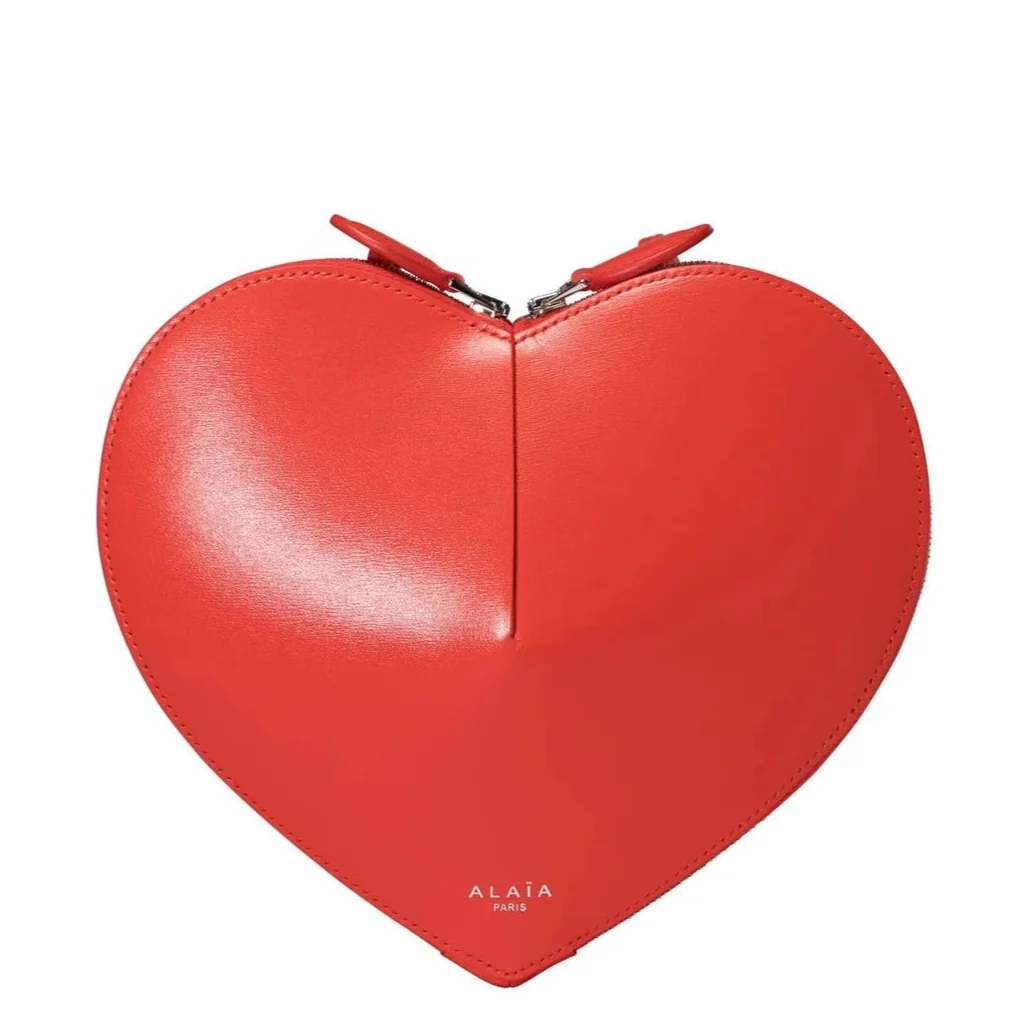 Alaïa Laque Le Coeur Heart-Shaped Bag – Red Patent Leather Mini Crossbody