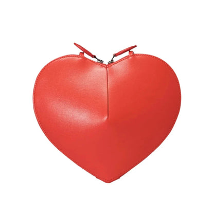 Alaïa Laque Le Coeur Heart-Shaped Bag – Red Patent Leather Mini Crossbody