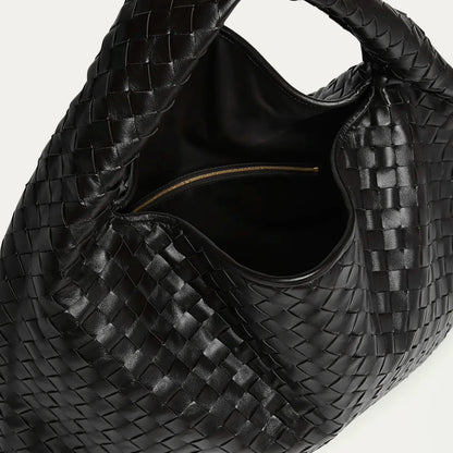 Bottega Large Hop Bag With Intrecciato Leather