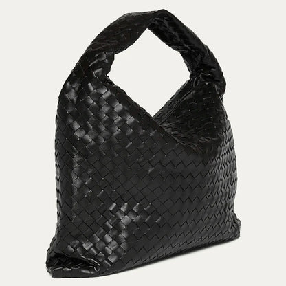 Bottega Large Hop Bag With Intrecciato Leather