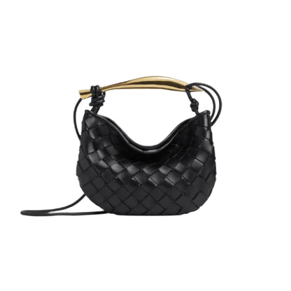 Bottega Veneta Andiamo Clutch Rose Pink Leather with Knotted Strap Feminine Italian Elegance (Copy)
