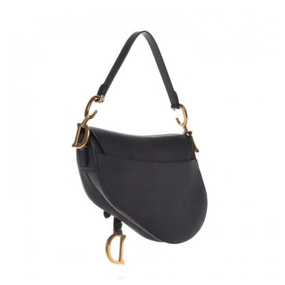 Dior Black Saddle Bag