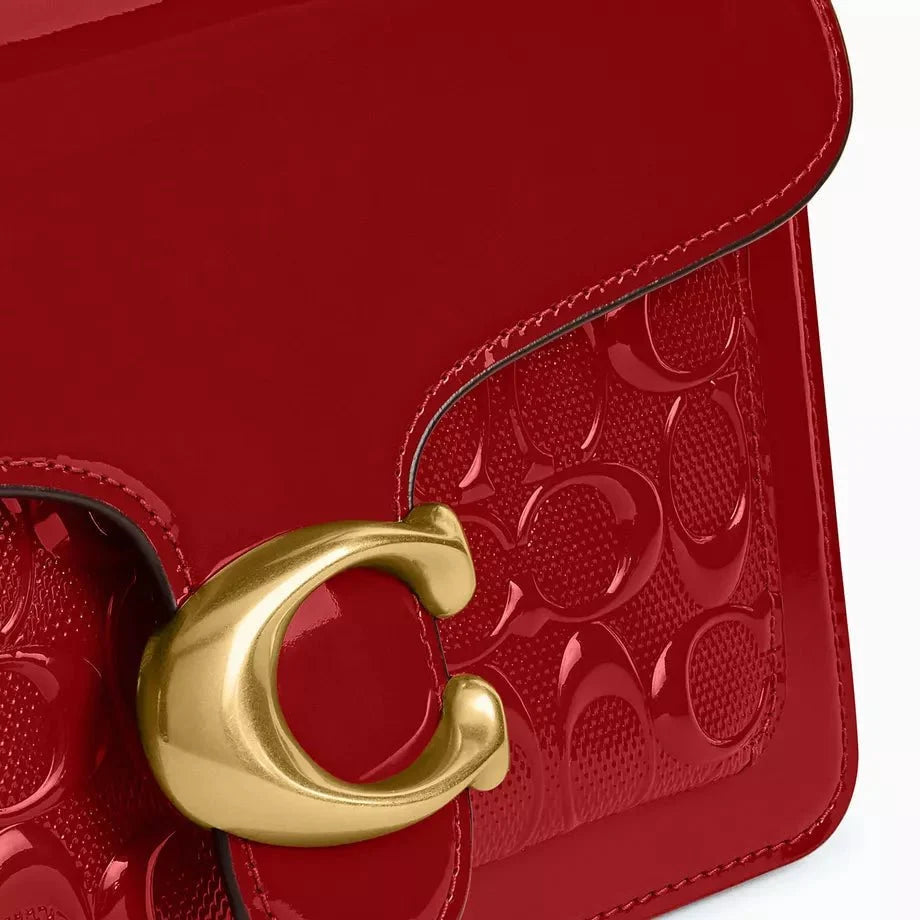 Coach Red Tabby Shoulder Bag 26 - Signature Leather