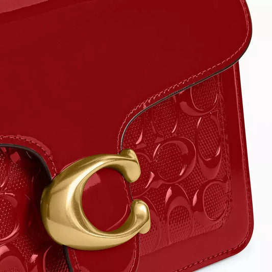 Coach Red Tabby Shoulder Bag 26 - Signature Leather