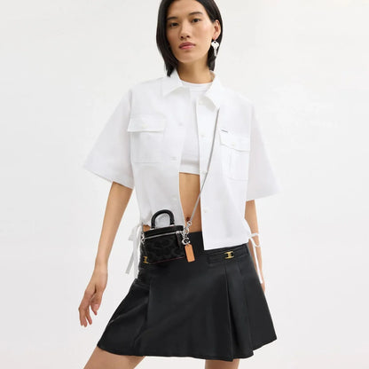 Coach Signature Denim Trail Crossbody Bag