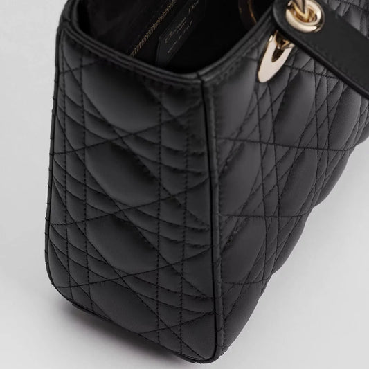 Dior Small Lady My ABCDior Bag Black Cannage Lambskin