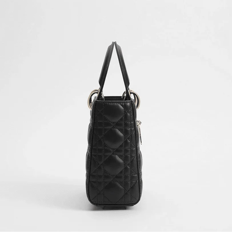 Dior Small Lady My ABCDior Bag Black Cannage Lambskin